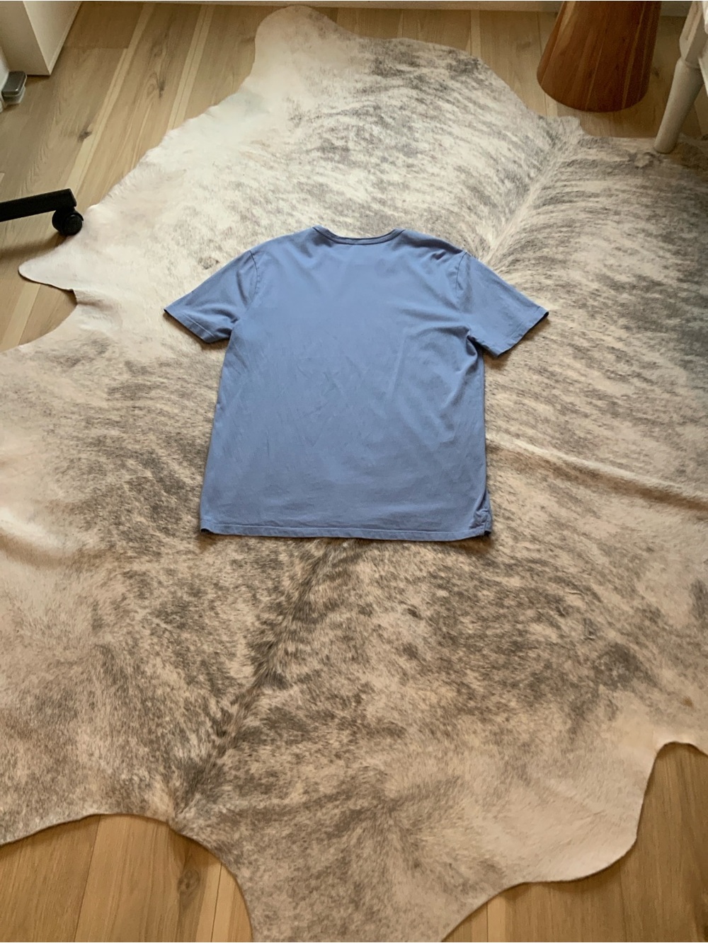 Vince Light Blue Crewneck Short Sleeve Tee